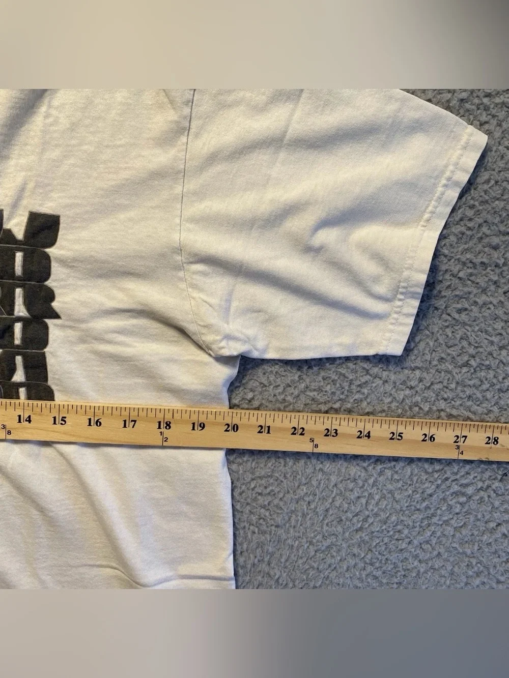 VTG 90s Nike Air Jordan 23 Jumpman White Tee Abstract Spell Out Logo Men Medium